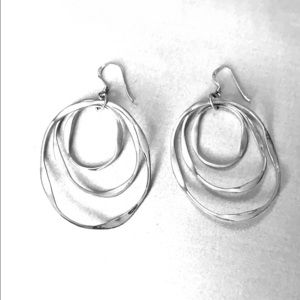 Sterling silver dangle earrings